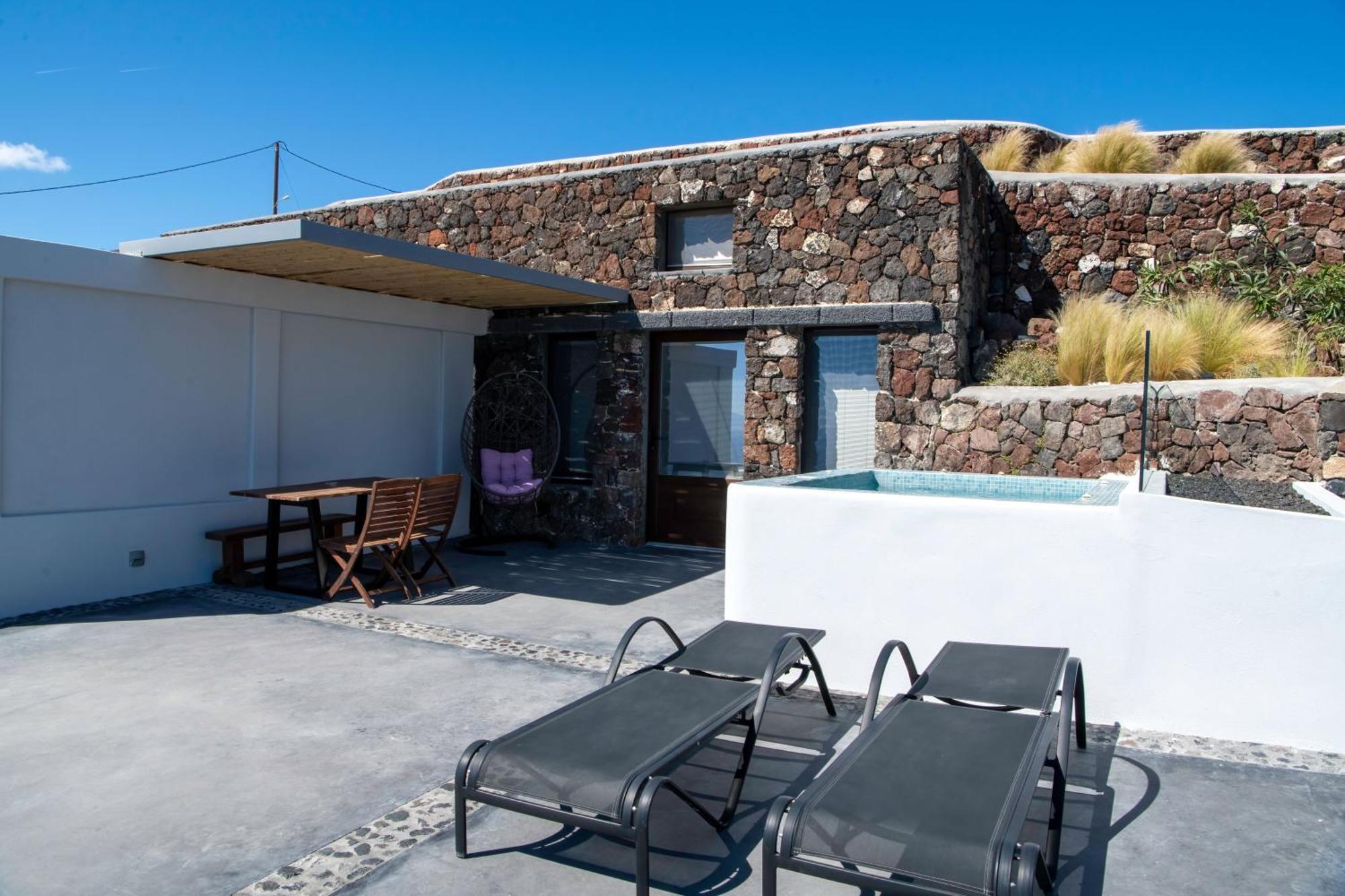 Luxe Efis Home Sea View 4 Villas & 4 Prive Jacuzzi Imerovígli Buitenkant foto