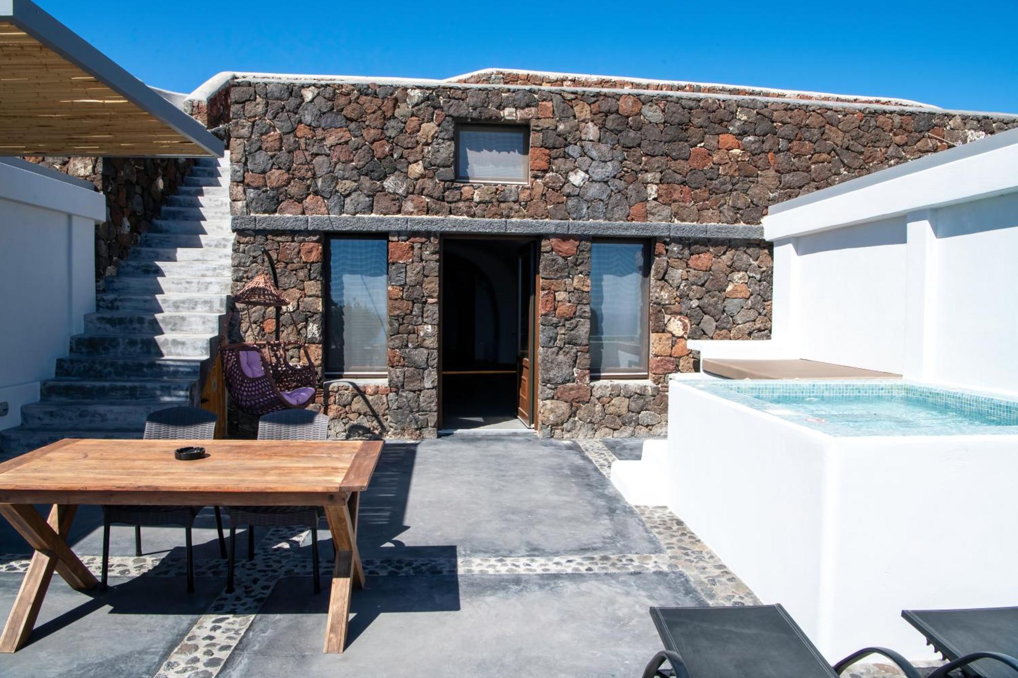 Luxe Efis Home Sea View 4 Villas & 4 Prive Jacuzzi Imerovígli Buitenkant foto