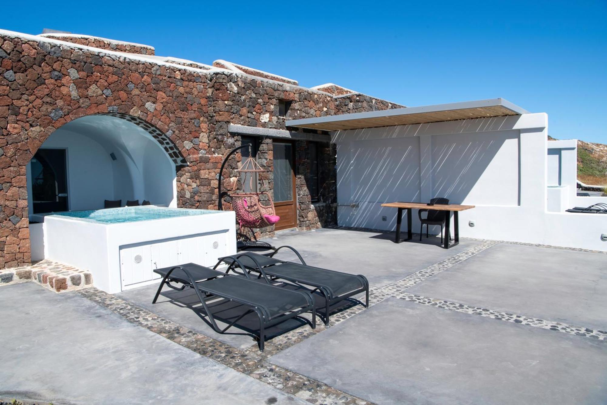 Luxe Efis Home Sea View 4 Villas & 4 Prive Jacuzzi Imerovígli Buitenkant foto