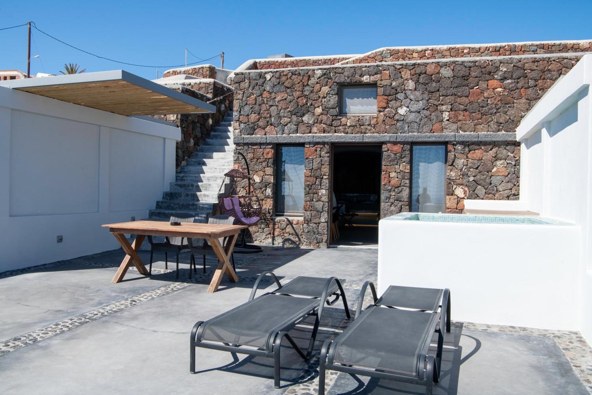 Luxe Efis Home Sea View 4 Villas & 4 Prive Jacuzzi Imerovígli Buitenkant foto
